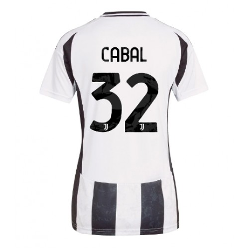 Dres Juventus Juan Cabal #32 Domaci za Žensko 2024-25 Kratak Rukav